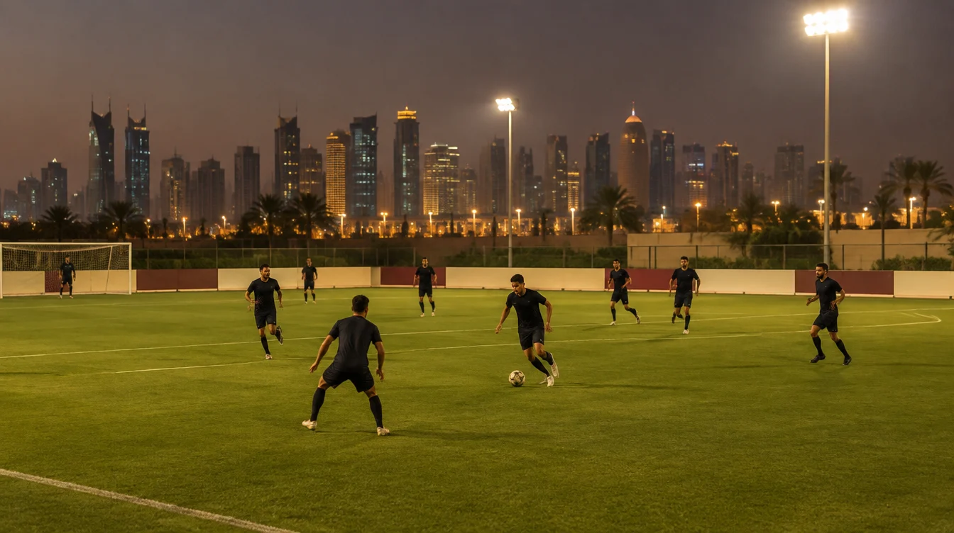 A city’s football memory — illustrative concept